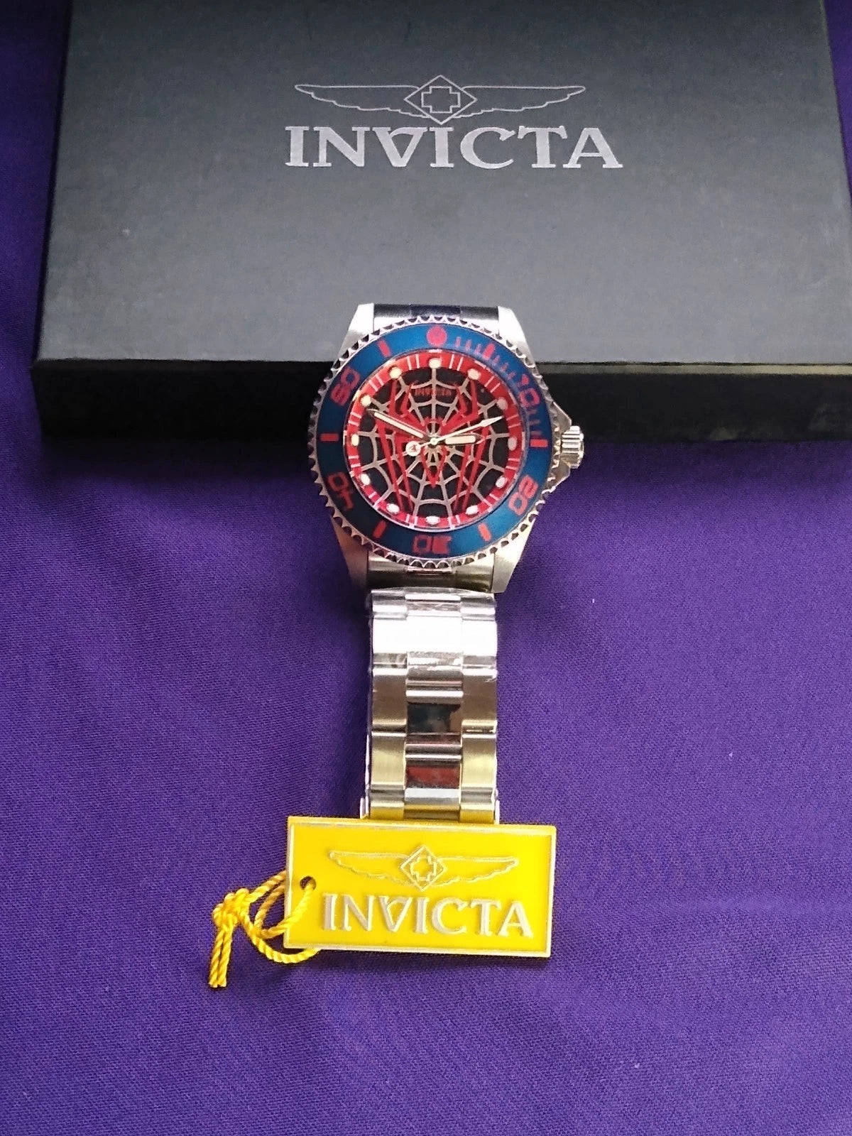 Invicta Marvel Spider-Man Limited Edition Watch #448/3000 Model 29683 New w/ Tags Box & Card