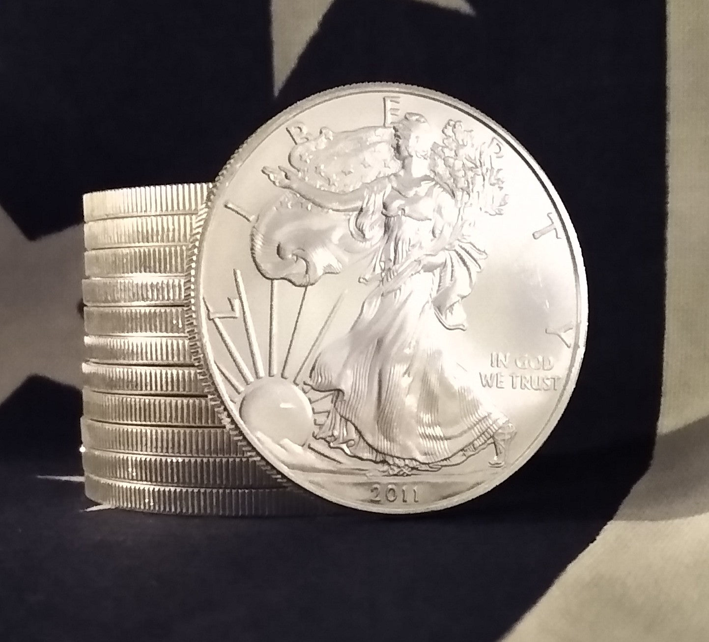 1 oz American Silver Eagle .999 Fine Silver $1 Coin – Random Year – Circulated