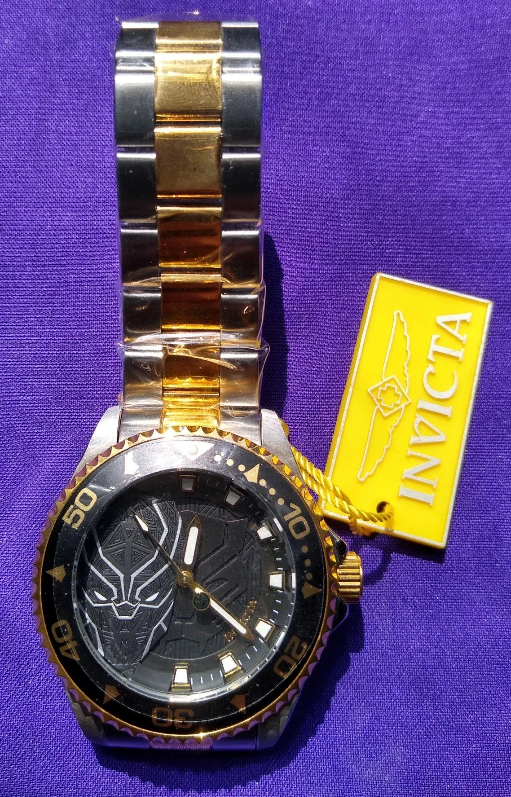 Invicta Marvel Black Panther Limited Edition Watch #854/3000 Model 29687 New w/ Tags Box & Card