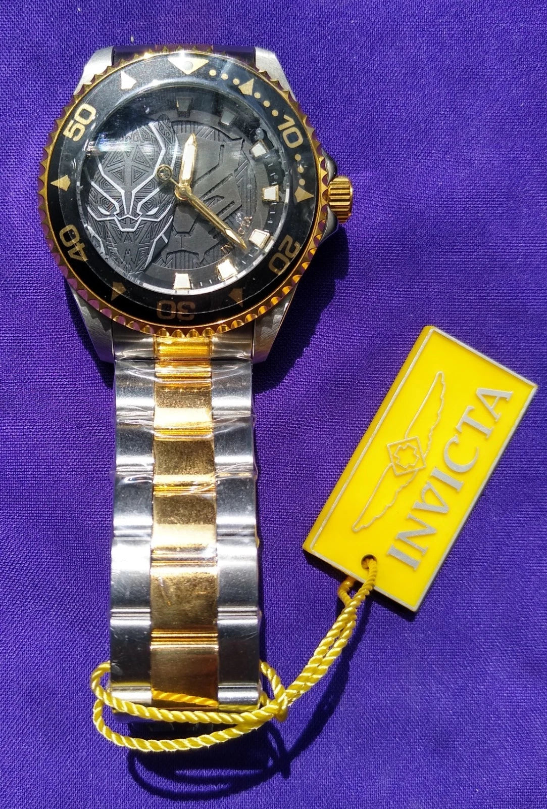 Invicta Marvel Black Panther Limited Edition Watch #854/3000 Model 29687 New w/ Tags Box & Card