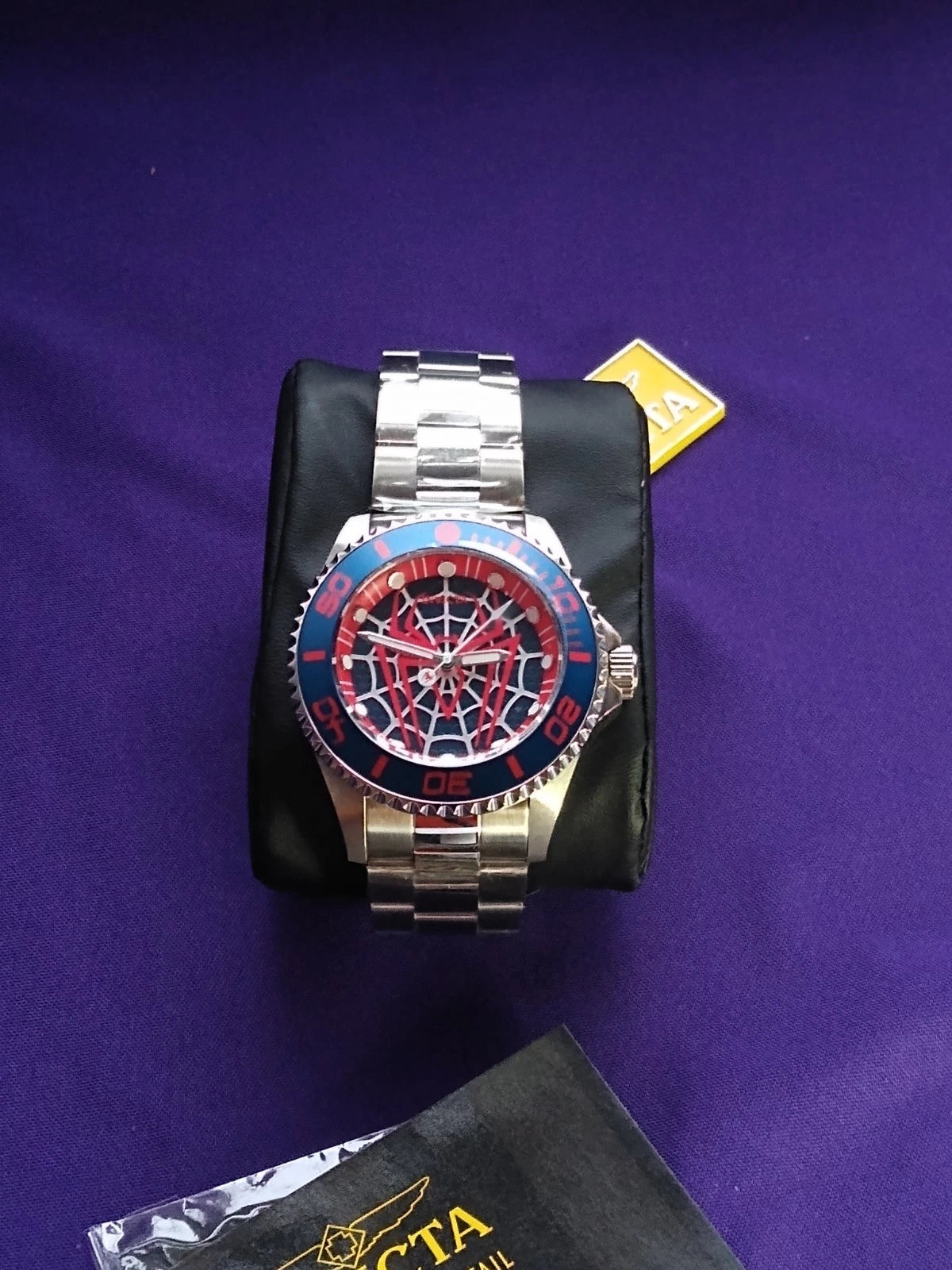 Invicta Marvel Spider-Man Limited Edition Watch #448/3000 Model 29683 New w/ Tags Box & Card